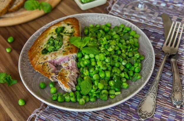 Жасыл бұршақпен кешкі ас